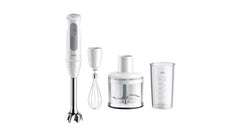 Braun MultiQuick 5, Powerful 1000W Hand Blender, Patented PowerBell Technology, Made in Europe, Guranteed Splash-Proof, Speed + Turbo, All-in-1: Blender, Grinder, Chopper & Whisker (MQ55236 Black)