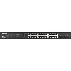 TP-LINK TL-SG2428P JetStream 28-Port Gigabit Smart Switch with 24-Port PoE+ Fanless 41.7Mpps Support Omada SDN, 802.1p CoS/DSCP QOS, Rack Mountable