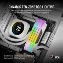 CORSAIR Vengeance RGB DDR5 RAM 48GB (2x24GB) 5200MHz CL38 Intel XMP iCUE Compatible Computer Memory - Black (CMH48GX5M2B5200C38)