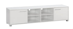 DeckUp Soneva Engineered Wood TV Unit (Wotan Oak & White, Matte Finish)