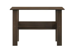 DeckUp Eden Home Engineered Wood Study Table and Office Desk (White, Matte Finish)