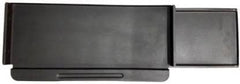 BOSNEY Metal Keyboard Tray with 2 Cable Managers – Under-Desk Slider (Wall Mount)