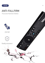BEEBIRD Voice Air Mouse Remote Controller with Keyboard - 2.4 Ghz Wireless Connection, Intelligent Learning (IR), Voice Control Air Fly Smart Remote for PC, Smart TV, Android TV Box