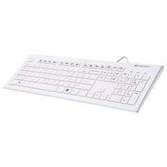 Zebronics K16 Wired Keyboard, 79-Key Layout with Integrated Multimedia Keys, 1.1m Cable Length, ₹ Rupee Key, UV Coated Keys, Spill-Proof Design, USB Interface, Slim & Compact Design