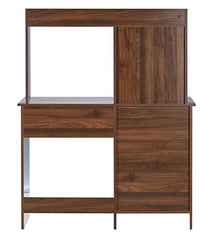 DeckUp Zeus Engineered Wood Study Table and Office Desk (Wotan Oak & White)