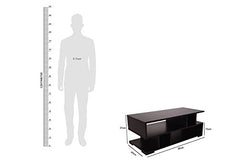 DeckUp Siena Engineered Wood TV Unit (Dark Wenge, Matte Finish)