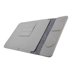 Acer ChargeMate 4-in-1 Wireless Charging Laptop Sleeve for 13" - 16" Laptops | Fast Charging Pad for Phone & Earbuds | Mousepad | Height Adjustable Flap | Magnetic Closure | Waterproof (Grey)