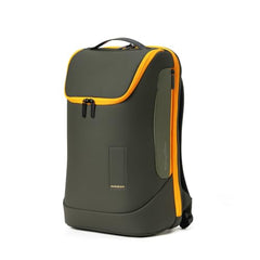 MOKOBARA Transit Backpack | Fits Laptop Up To 16 Inch, 30L Capacity, Water-Resistant Polyester, Vegan Leather Trims | Money Moves, Black