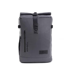 TRIPOLE Tusker Roller Top Laptop Backpack for Daily Use and Travelling | Water-repellent fabric, Anti Theft Pockets and Expandable size (Khaki)