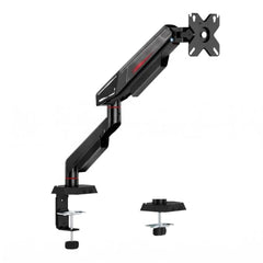 ARTIKEL Armour Monitor Stand for Desk Mount Adjustable Gas Spring Assisted vesa Monitor arm for Table with Full Motion arm with C Clamp Grommet Mounting Base Computer Monitor Stand Upto 40 inches