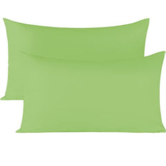 safhome Soft Pillow Covers 20 x 32 Inches - 100% Egyptian Cotton 400 Thread Count Set of 2 Pillow Cover Set Envelope Closure Hotel Quality Pillowcase - Aqua Blue