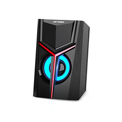 Ant Esports GS170 Gaming Speaker for PC, Stereo 2.0 USB Powered Desktop Speaker with 3.5 mm Aux-in, in-line Volume Control, RGB LED Lights Mini Multimedia Speakers for PC, Laptop, Tablet, Cellphone