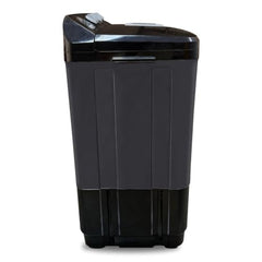 VW Visio World 8.5 kg semiautomatic Top Load Washer Only with Powerful Wash, V8 Supreme-Wash, Black/Grey