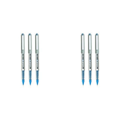 uni-ball Eye UB157 0.7 mm Roller Ball Pens, Black Ink, Pack of 3