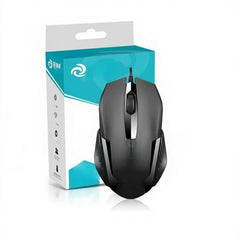 Kaidiwei 001 Mouse | Wired USB for Business & Home | Precise Rapid Clicks for Laptop, PC, MacBook | Quiet & Comfortable | Ergonomic Design | 4000 DPI Sensor | Universal Compatibility