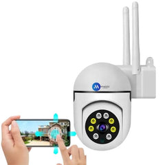 Maizic Smarthome Mini Fox 5MP UHD Wi-Fi Indoor CCTV Camera for Home with Color Night Vision, Motion Tracking, Two Way Talk and Multi Users View