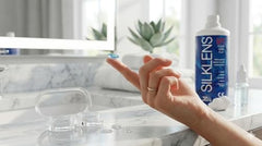 Optimix Silklens Multi-Purpose Lens Solution, 360ml + 60ml (With lens container)