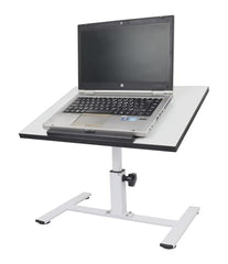 ISOMARS Multipurpose Laptop Table Desk & Height Adjustable Bed Table for Work from Home & Online Classes (White)