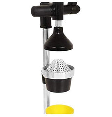 GONCHAK HUB Aluminium Hand Press Citrus Fruit Juicer, Manual Handpress and Cold Press Juicer and Squeezer for Fruits and Vegetables - Big (Made in India) (Black)