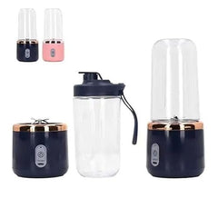 VANSHORA Portable Juicer Blender With Shaker Bottle And Safety Sensor | USB Rechargeable 6 Blade Mini Blender For Fruits Protein Shake Gym Travel