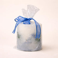 Goyoham | Berry Blush Botanical Candle, 70 Hour Burn Time | Large - 4 x 4 Inch, 750g, Unscented | Handcrafted with Natural Botanicals, Lead-Free Wick |