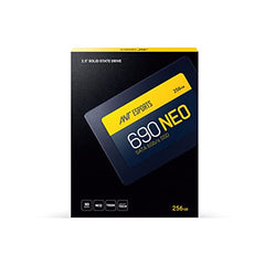 Ant Esports 690 Neo 256GB SATA SSD 2.5 Inch Internal Solid State Drive | SATA III 6Gb/s | Up to 500MB/s Read Speed |Fast Boot & Data Transfer SSD for Laptop/Desktop PC