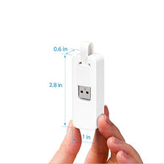 TP-link UE330 USB 3.0 3-Port Hub & Gigabit Ethernet Adapter 2 in 1 USB Adapter - Plug and Play