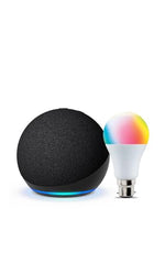 Amazon Echo Dot (5th Gen), smart speaker with Alexa+, vibrant sound, motion detection, temperature sensor, bluetooth, Blue