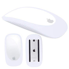 Hi Color Silicone Case Cover Protective Skin for Magic Mouse 1/2 Silicone Case for Apple Magic iPad Mouse (Light Gray)