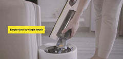 Karcher VC 4S Cordless 220-Watt Portable Handheld Bagless Vacuum Cleaner, with Rechargeable Lithium-Ion Battery for Floors, Carpets, Upholstery, Furniture & Cars(Yellow)