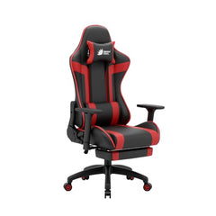 Green Soul Raptor 2.0 Racing Edition Ergonomic Gaming Chair with Premium PU Leather, Adjustable Neck & Lumbar Pillow, 3D Adjustable Armrests & Heavy Duty Nylon Base (Black & Red)