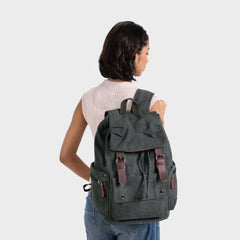 Eco Right Backpack Bag for Men and Women, Laptop Backpack for Men, College Backpack with 15.6 inch Laptop Compartment, Sustainable Canvas Backpack