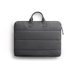 DailyObjects Stria Pro Laptop Bag with Handle| Recycled Durable Polyester | Compatible with Laptop/MacBook Air/Pro Upto 15 Inch| Water Resistant|Padded Compartment with Zip Closure -Black