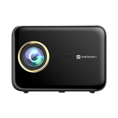 Portronics Beem 450 Smart LED Projector with 1080p Full HD Resolution, Built-in Streaming Apps (Netflix, Prime Video, Hotstar), 4000 Lumens, Screen Mirroring, 3 Watt Speaker, Bluetooth, Wi-Fi (White)