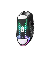 SteelSeries Aerox 3 Wireless Gen 2 - Ultralight 68g Gaming Mouse, 4K Polling, 26K DPI Optical Sensor, 200 Hours Battery Life, IP54, 80 Million Clicks, RGB, Pure PTFE Gliding Feet, Shadow