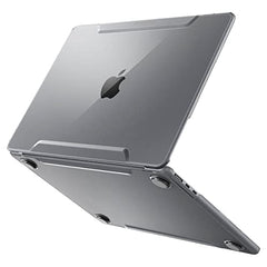 Spigen for MacBook Air 13 Inch Case M5 (2026), MacBook Air 13 Inch M4/M3/M2 (2025-2022), Thin Fit Transparent Protective Hard Shell Case Cover, 13.6 Inch, A3240 A3113 A2681, Crystal Clear