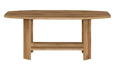 DeckUp Dusun Engineered Wood Coffee Table (Dark Wenge, Matte Finish)