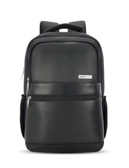 Lavie Sport 45cm Pioneer 24 Litres Laptop Backpack with Trolley Sleeve For Men & Women|Vegan Leather|Office Travel Backpack|Front organizer|Bottle Holder|Fits upto 14" Laptop