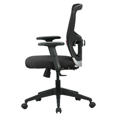 Featherlite ''Astro'' Mesh Home & Office Ergonomic Chair with, Adjustable Lumbar Support, Adjustable Armrest & DIY (High Back, Black)