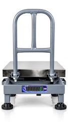 TYCOON 100Kg Electronic Weighing Machine/Weight Scale With Double Ultra Bright Green Display For Shop Industrial Uses Factories Corn (12 * 12 inches, Stainless Steel top plate