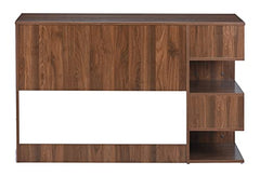DeckUp Zeus Engineered Wood Study Table and Office Desk (Wotan Oak & White)