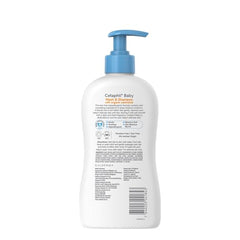 Cetaphil Baby Wash & Shampoowith Organic Calendula,Tear Free, Paraben, Colorant and Mineral Oil Free, 400ml