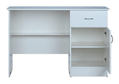 DeckUp Plank Uniti Engineered Wood Study Table and Office Desk (Bavarian Beech, Matte Finish)