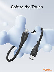 CableCreation Lightning to USB Data Sync Cable [MFi Certified] 0.5 FT