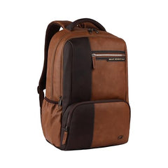 Gear Vintage 4 19"/29L anti theft faux leather Medium Water Resistant Laptop Backpack/Casual Backpack/Daypack/Travel Backpack/College Bag For Men/Women(Pitch Black-Black)