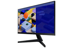Samsung 24-inch (60.46cm) FHD Flat 1,920 x 1,080 Monitor, IPS, 75 Hz, Bezel Less Design, AMD FreeSync, Flicker Free, HDMI, D-sub, (LS24C310EAWXXL, Black)