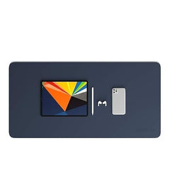 Scarters Desk Mat & Extended Mouse Pad 90x45cm | Reversible, Blue & Yellow