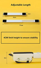 P YU 2025 Adjustable Washing Machine Stand with 24 Wheels | Movable Refrigerator Base | Dryer Roller Bracket | 45-70cm Expandable, 300kg Load | Anti-Slip & Lockable | Locking & Moisture-Proof Design