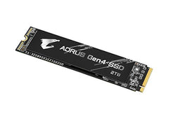 GIGABYTE AORUS NVMe Gen4 M.2 2TB PCI-Express 4.0 Interface High Performance Gaming, 3D TLC NAND, External DDR Cache Buffer, SSD GP-AG42TB