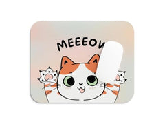 SHERISH Cute Cat (I'm OK) Mouse Pad for PC & Laptop – Waterproof Desk Mat with Funny Cartoon Cat Design, Smooth Cloth Surface & Non-Slip Rubber Base Ideal for Office, Work from Home & Gaming 19x23 cm